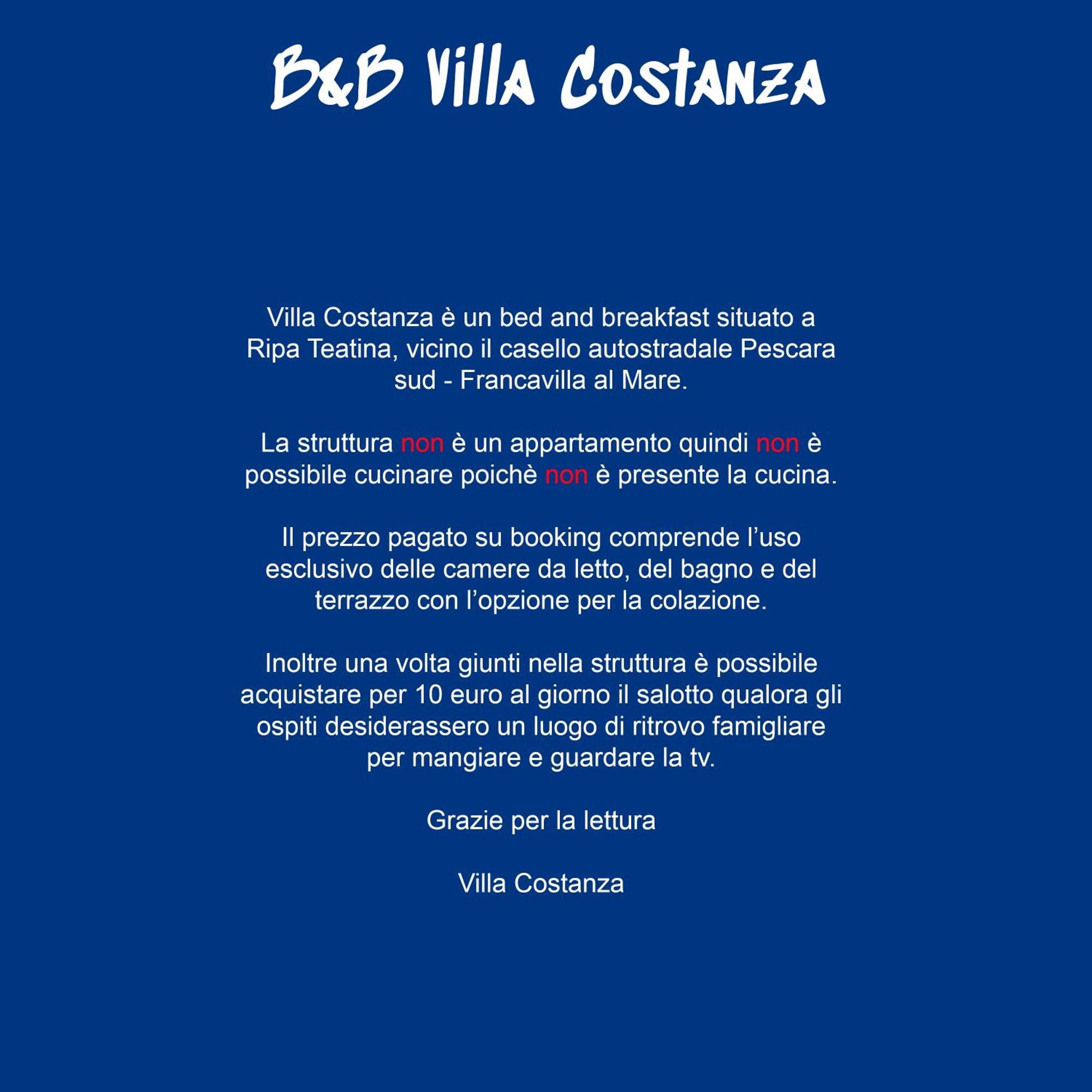 Villa Costanza Ripa Teatina ภายนอก รูปภาพ